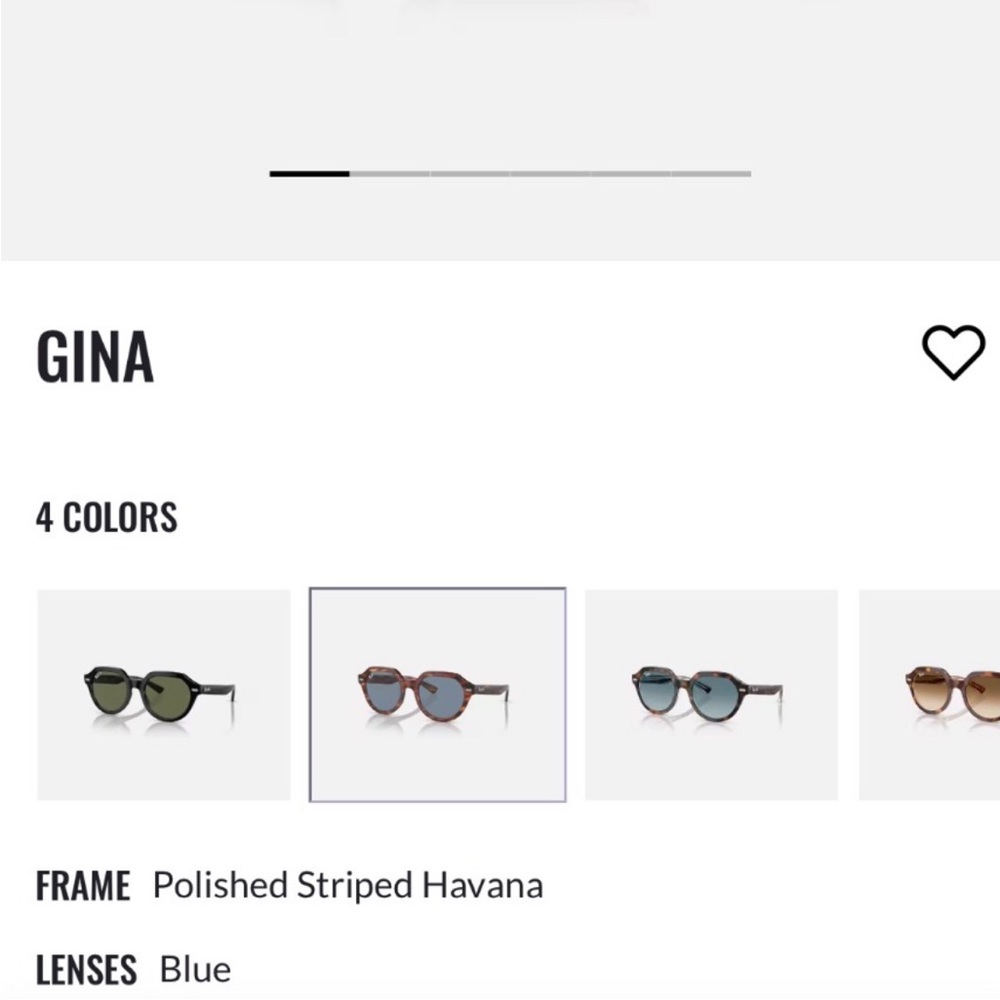 Ray-Ban Gina Sunglasses - Picture 6 of 8